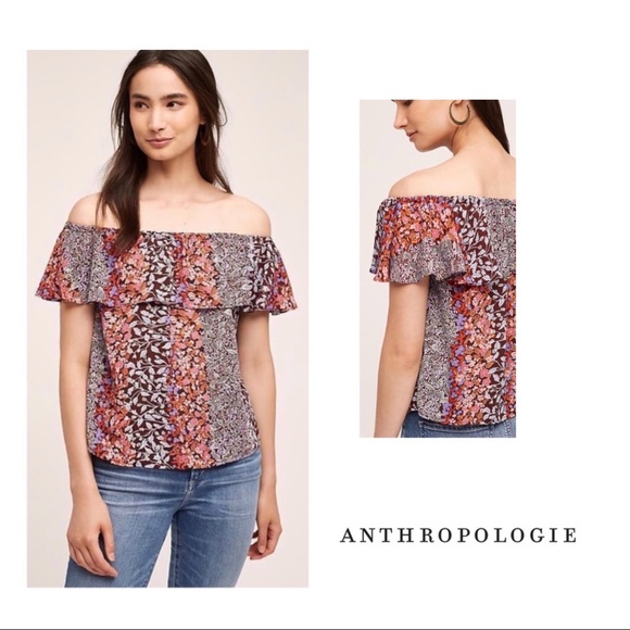 Anthropologie Tops - NEW Anthropologie Maeve Floral Villita blouse